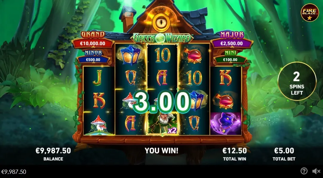 Fire Blaze: Green Wizard
